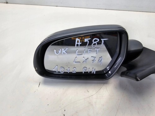 LUSTERKO ZEWNĘTRZNE LEWE AUDI A5 8T COUPE LX7R 10+2 UK