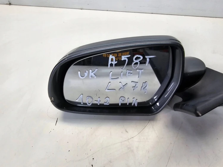 LUSTERKO ZEWNĘTRZNE LEWE AUDI A5 8T COUPE LX7R 10+2 UK