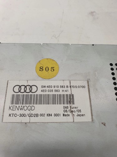 STEROWNIK MODUŁ RADIA AUDI A6 C6 A8 D3 4E0910563B