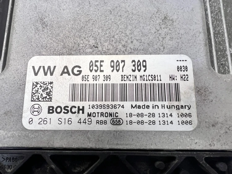KOMPUTER STEROWNIK SILNIKA 1.5 TSI TFSI AUDI A3 8V VW SKODA SEAT 05E907309
