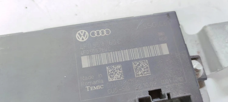 MODUŁ STEROWNIK FOTELA AUDI A6 C6 4F0959760C