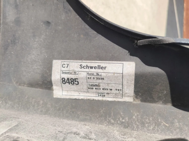 LISTWA PROGOWA LEWA AUDI A6 C7 SEDAN AVANT LIFT S LINE 4G0853855M LY9T