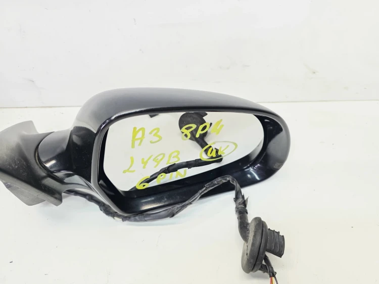 LUSTERKO ZEWNĘTRZNE PRAWE AUDI A3 8P 8P4 SPORTBACK LY9B 6 PIN EU