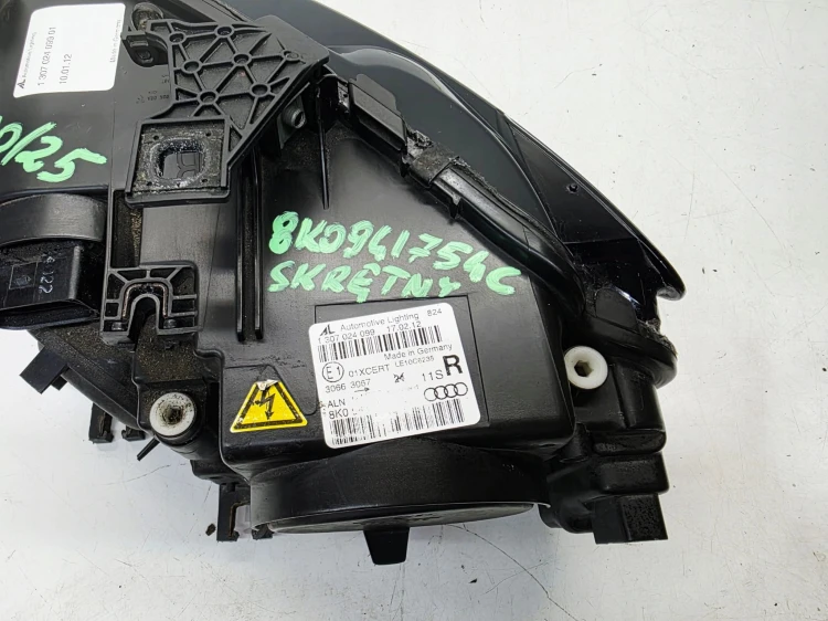 REFLEKTOR PRAWY PRZÓD BI XENON LED SKRĘTNY AUDI A4 B8 LIFT 8K0941754C 20/25