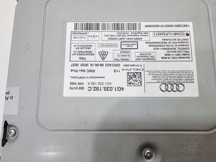 JEDNOSTKA MMI CZYTNIK AUDI A7 A6 C7 LIF 4G1035192C