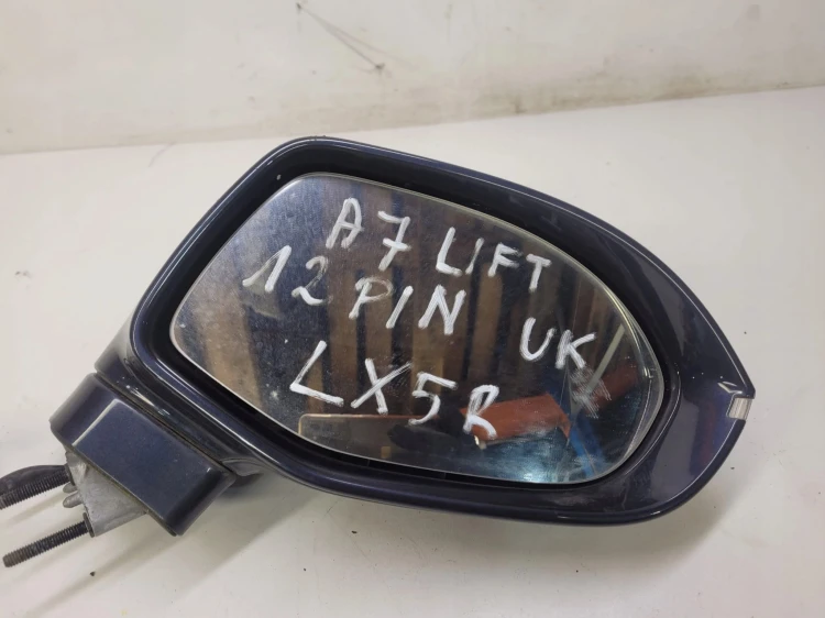 LUSTERKO ZEWNĘTRZNE PRAWE AUDI A7 4G LX5R 12 PIN