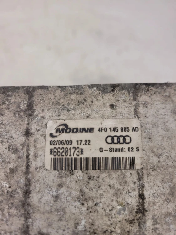 CHŁODNICA INTERCOOLER AUDI A6 C6 2.0 4F0145805AD