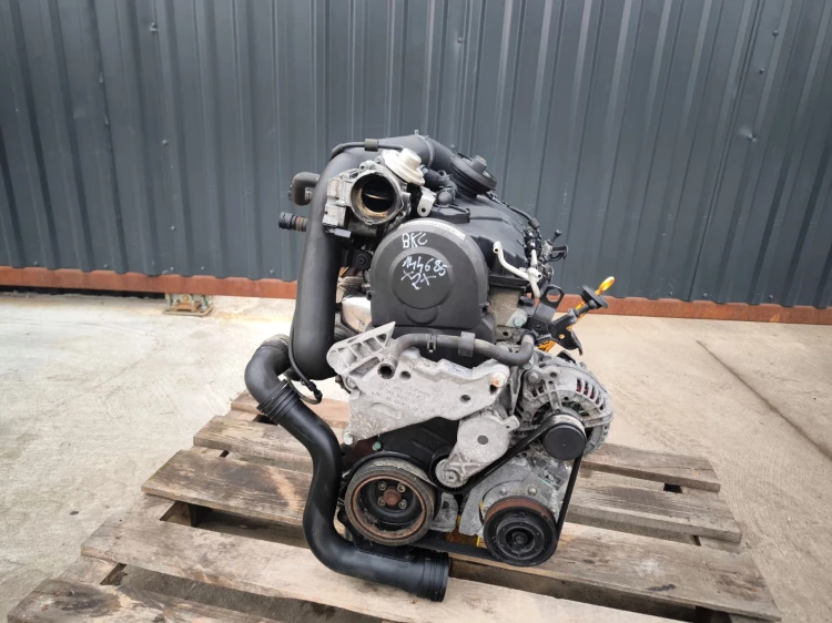 SILNIK KOMPLETNY AUDI VW SEAT SKODA 1.9 TDI BKC *2* 144685 KM