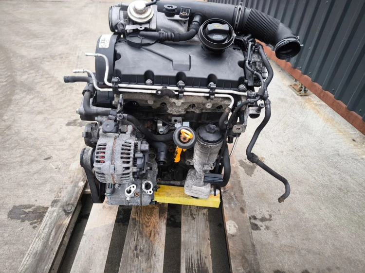 SILNIK KOMPLETNY AUDI VW SEAT SKODA 1.9 TDI BKC *2* 144685 KM