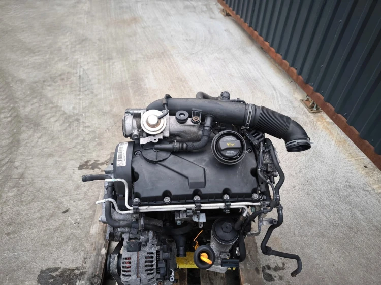 SILNIK KOMPLETNY AUDI VW SEAT SKODA 1.9 TDI BKC *2* 144685 KM
