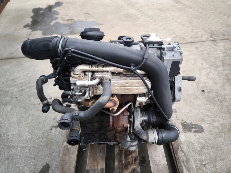 SILNIK KOMPLETNY AUDI VW SEAT SKODA 1.9 TDI BKC *2* 144685 KM