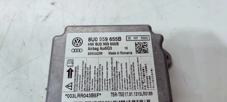SENSOR STEROWNIK PODUSZEK AIRBAG AUDI Q3 8U 8U0959655B