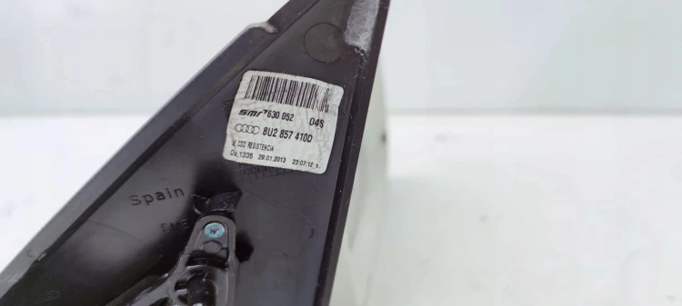 LUSTERKO ZEWNĘTRZNE PRAWE AUDI Q3 8U 6 PIN LY9K UK 8U2857410D