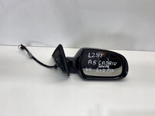 LUSTERKO ZEWNĘTRZNE PRAWE AUDI A5 8T0 LIFT COUPE LZ9Y 6+2 PIN UK