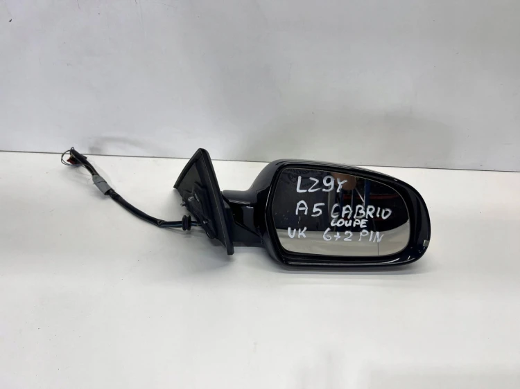 LUSTERKO ZEWNĘTRZNE PRAWE AUDI A5 8T0 LIFT COUPE LZ9Y 6+2 PIN UK