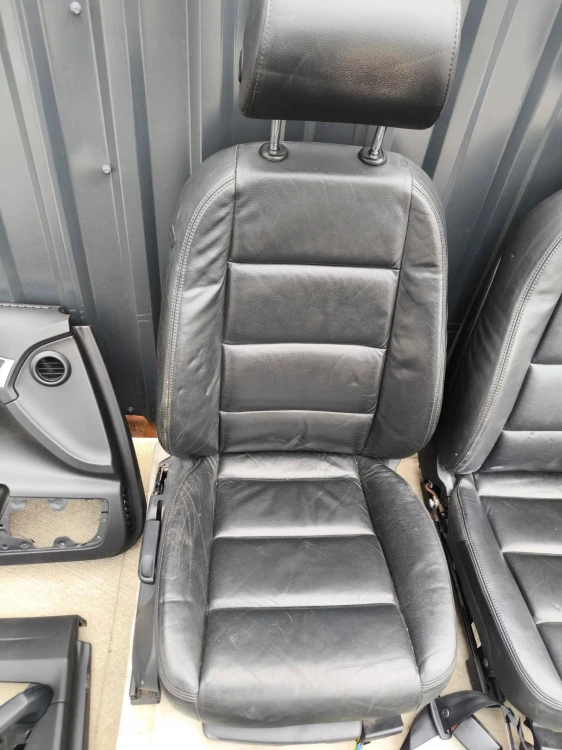 FOTEL FOTELE KOMPLET AUDI A6 C6 SKÓRA GRZANE SCHOWKI MC DONALDS