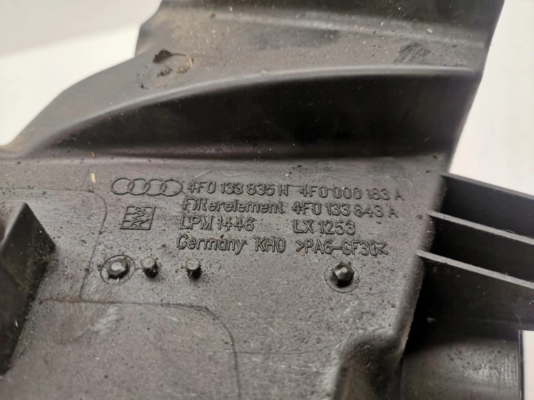 OBUDOWA FILTRA POWIETRZA AUDI A6 C6 2.0 4F0133835H