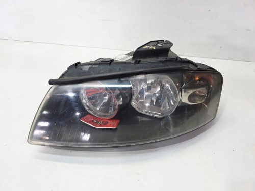 REFLEKTOR LAMPA LEWY PRZÓD EUROPA AUDI A3 8P DUŻY GRILL 8P0941003K 85/25