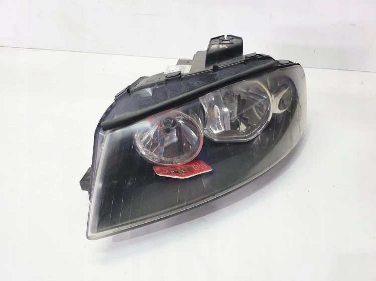REFLEKTOR LAMPA LEWY PRZÓD EUROPA AUDI A3 8P DUŻY GRILL 8P0941003K 85/25