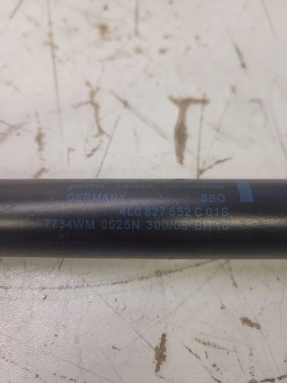 SIŁOWNIK TELESKOP KLAPY TYŁ AUDI Q7 4L 4L0827552C