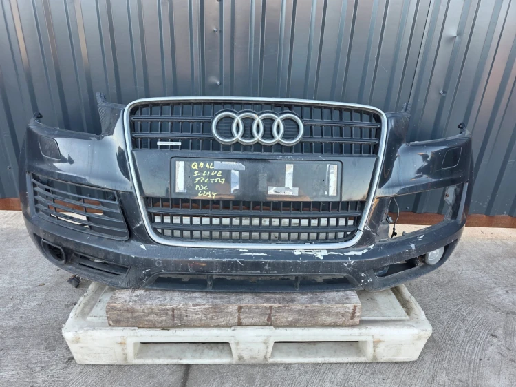 ZDERZAK PRZÓD AUDI Q7 4L S LINE SPRYSKI PDC KOMPLETNY ORYGINAŁ *2* !!!