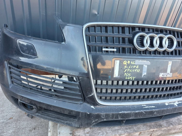 ZDERZAK PRZÓD AUDI Q7 4L S LINE SPRYSKI PDC KOMPLETNY ORYGINAŁ *2* !!!