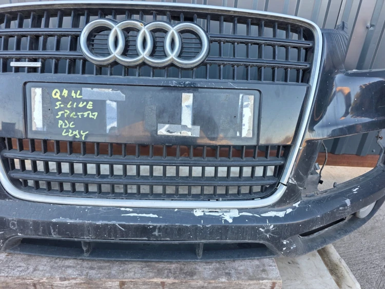 ZDERZAK PRZÓD AUDI Q7 4L S LINE SPRYSKI PDC KOMPLETNY ORYGINAŁ *2* !!!