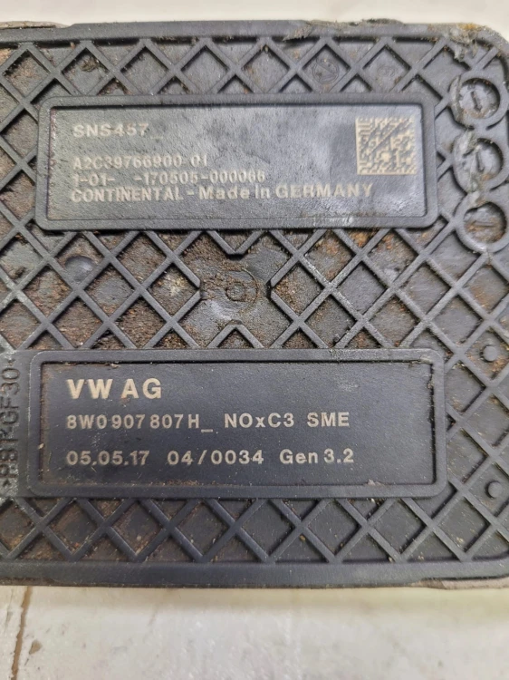 SONDA LAMBDA CZUJNIK NOX AUDI A4 B9 8W0907807H