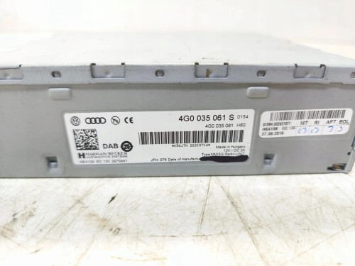 TUNER MODUŁ RADIOWY RADIA AUDI A4 B8 A5 8T Q5 8R A6 A7 LIFT 4G0035061S