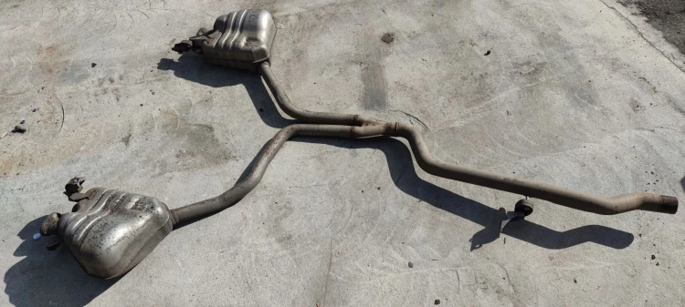 TŁUMIK WYDECH AUDI A6 C7 LIFT TDI 4G0253611M 612M
