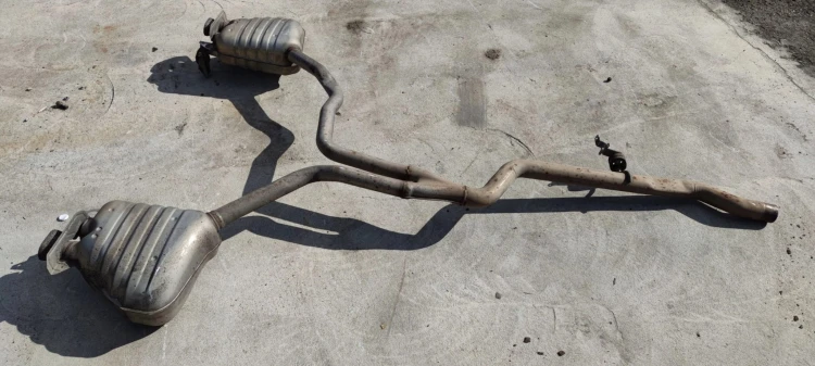 TŁUMIK WYDECH AUDI A6 C7 LIFT TDI 4G0253611M 612M