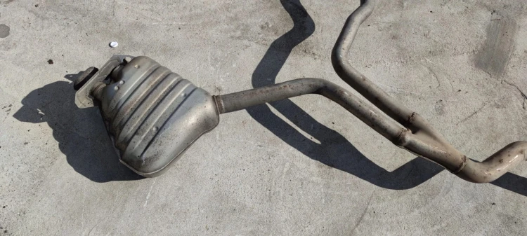 TŁUMIK WYDECH AUDI A6 C7 LIFT TDI 4G0253611M 612M