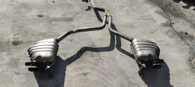 TŁUMIK WYDECH AUDI A6 C7 LIFT TDI 4G0253611M 612M