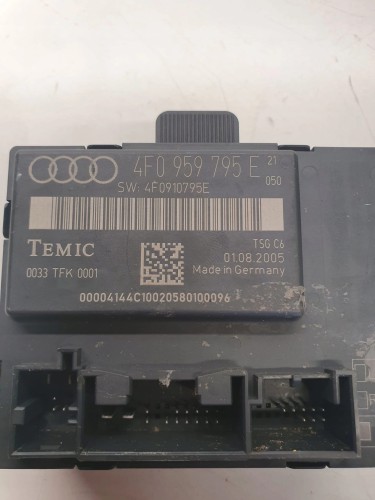 MODUŁ STEROWNIK DRZWI AUDI A6 C6 Q7 4L 4F0959795E